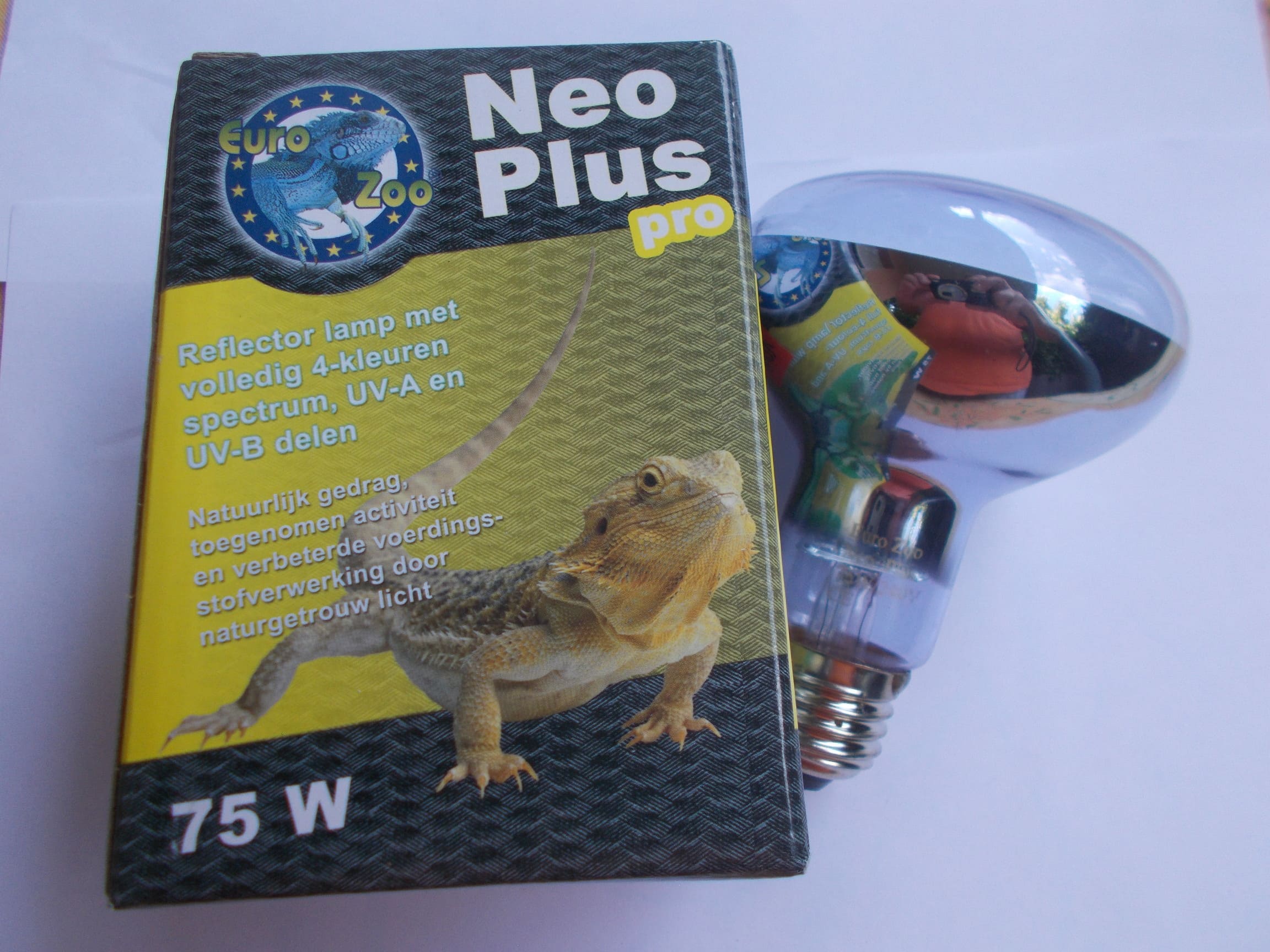 Lampe UVA-UVB chauffante 75 Watts 1