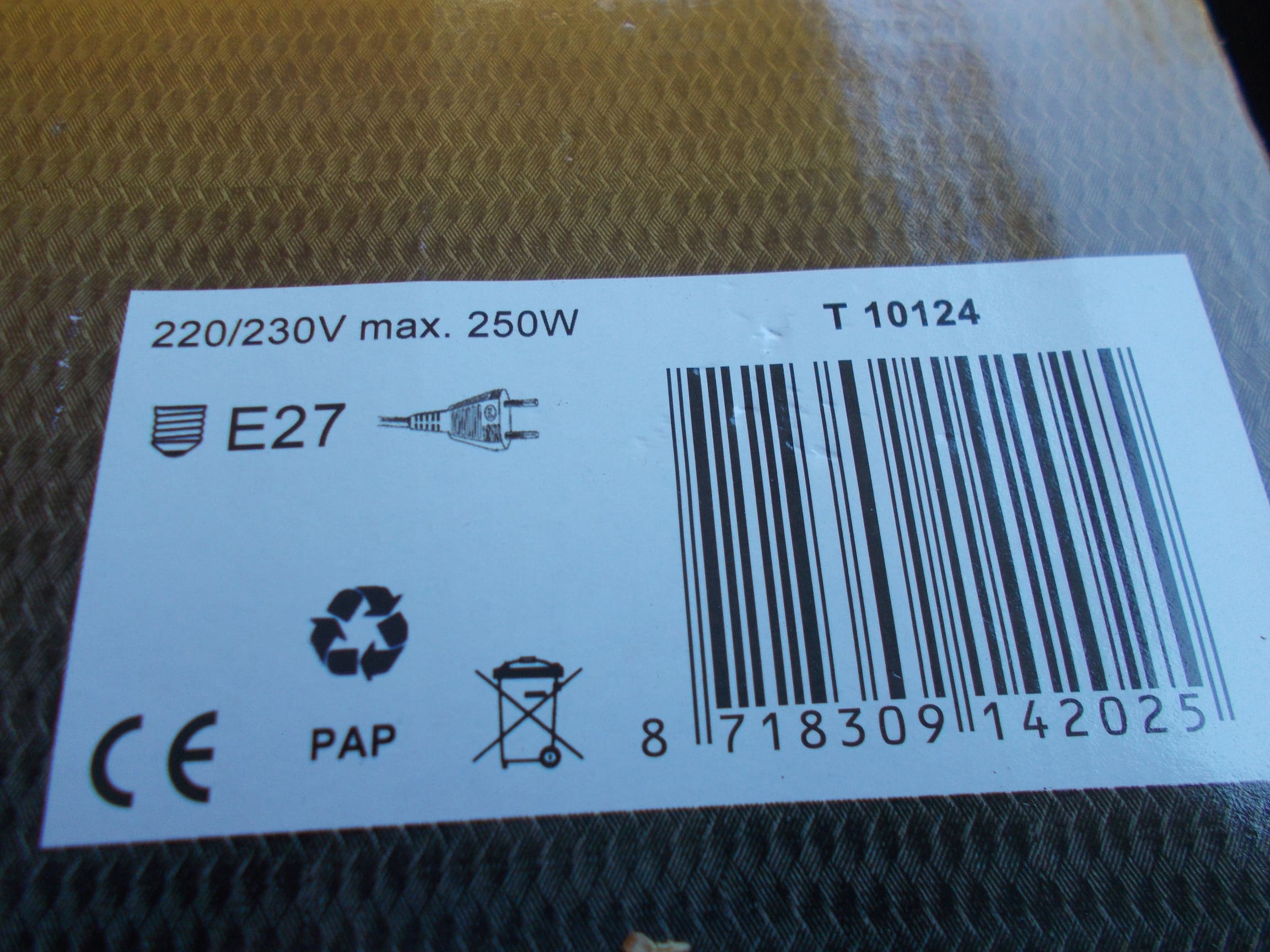 porte lampe 250 Watts 7