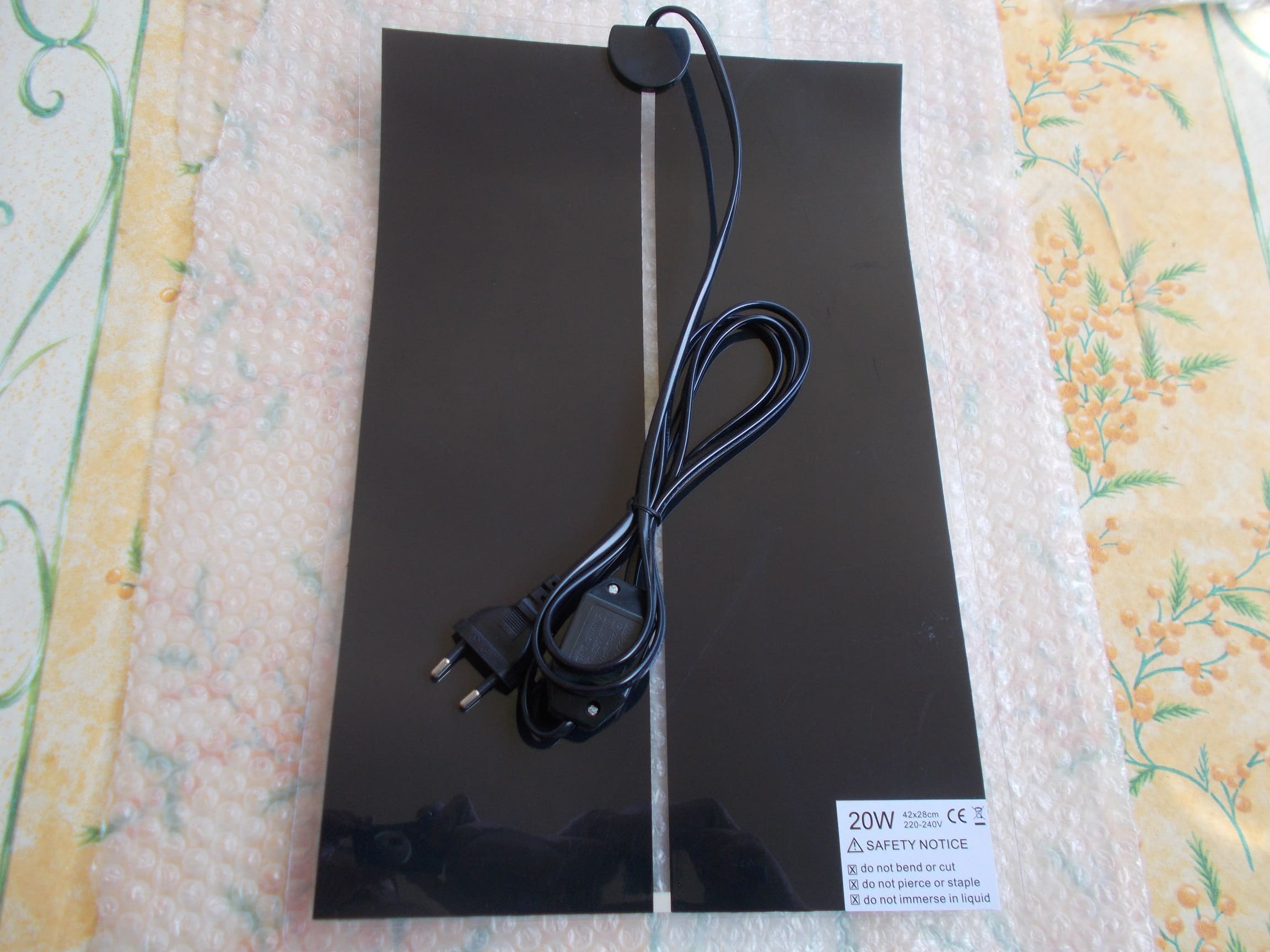 Tapis chauffant 20 Watts 1