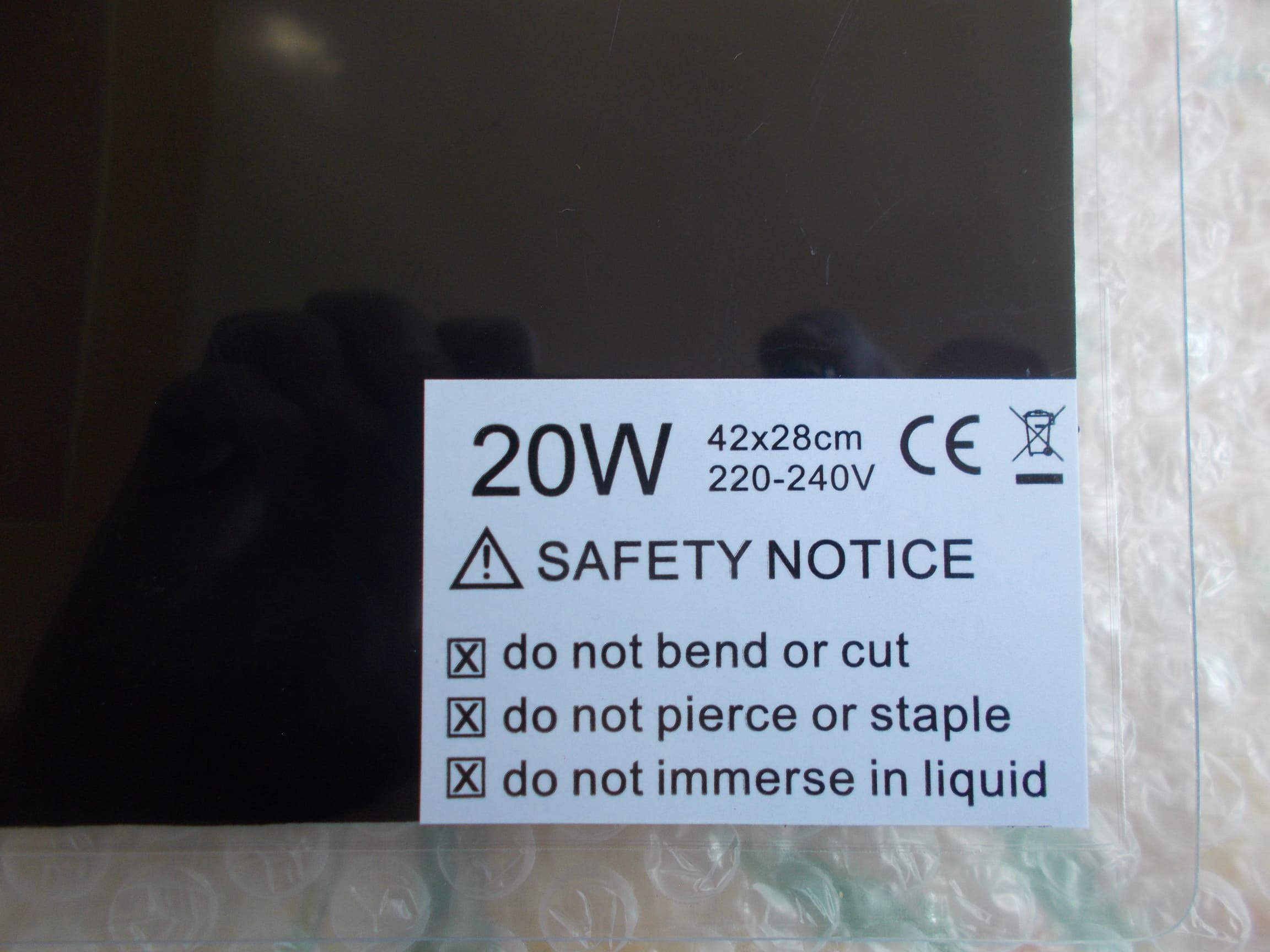 Tapis chauffant 20 Watts 2