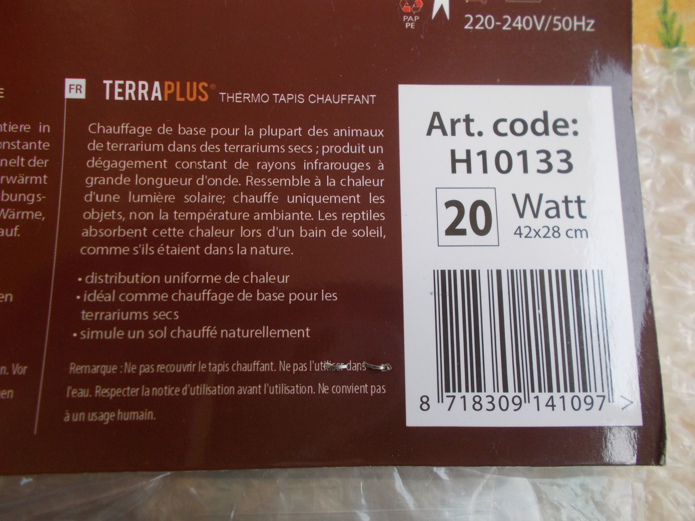 Tapis chauffant 20 Watts 4