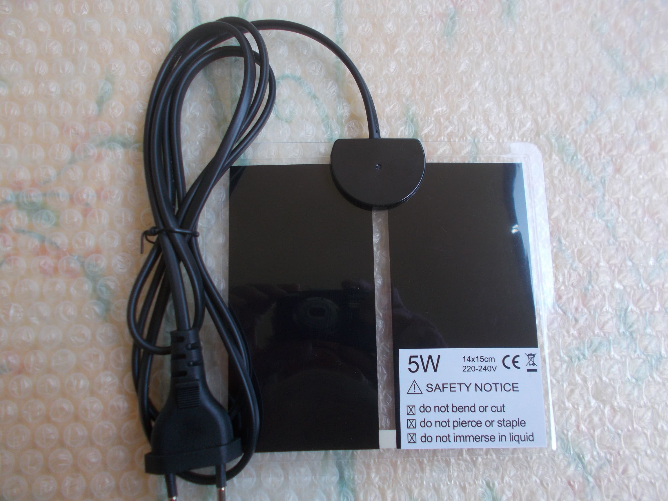 Tapis chauffant 5W 1