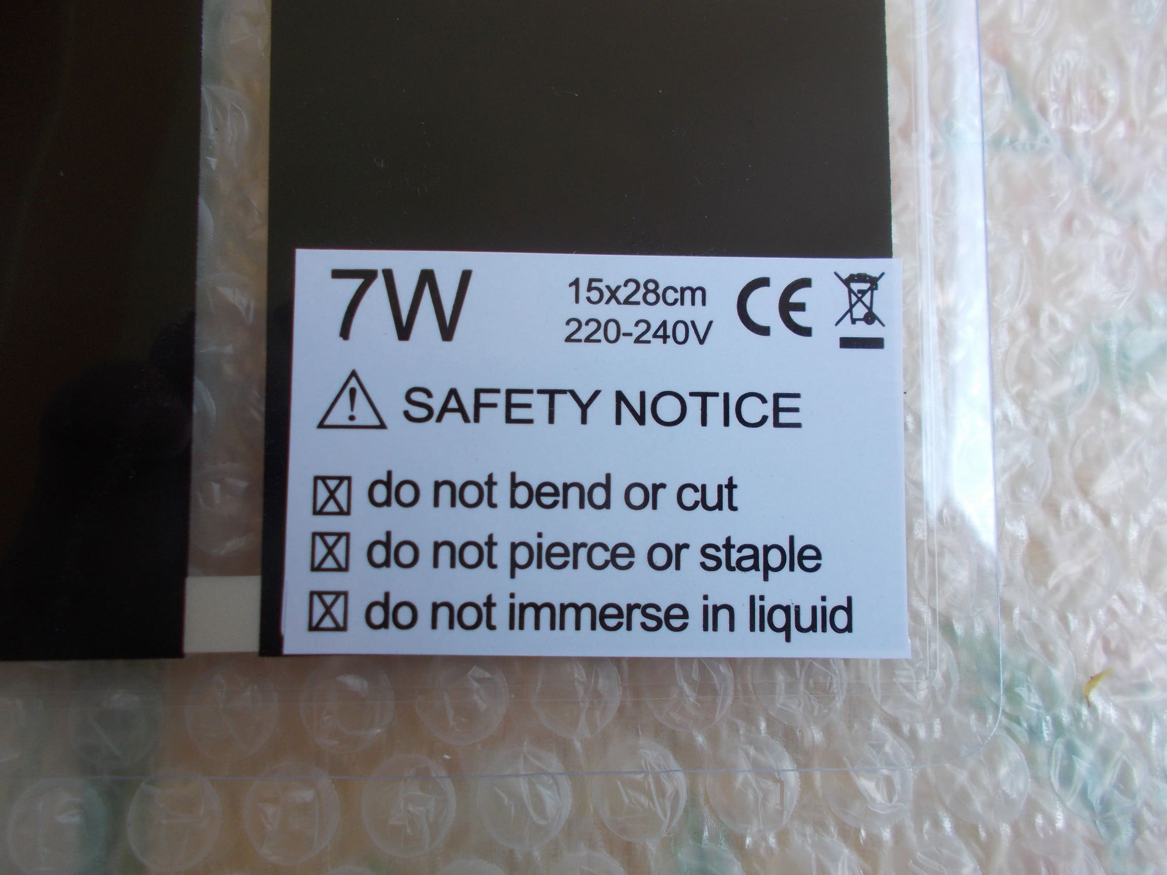 Tapis chauffant 7 Watts 2