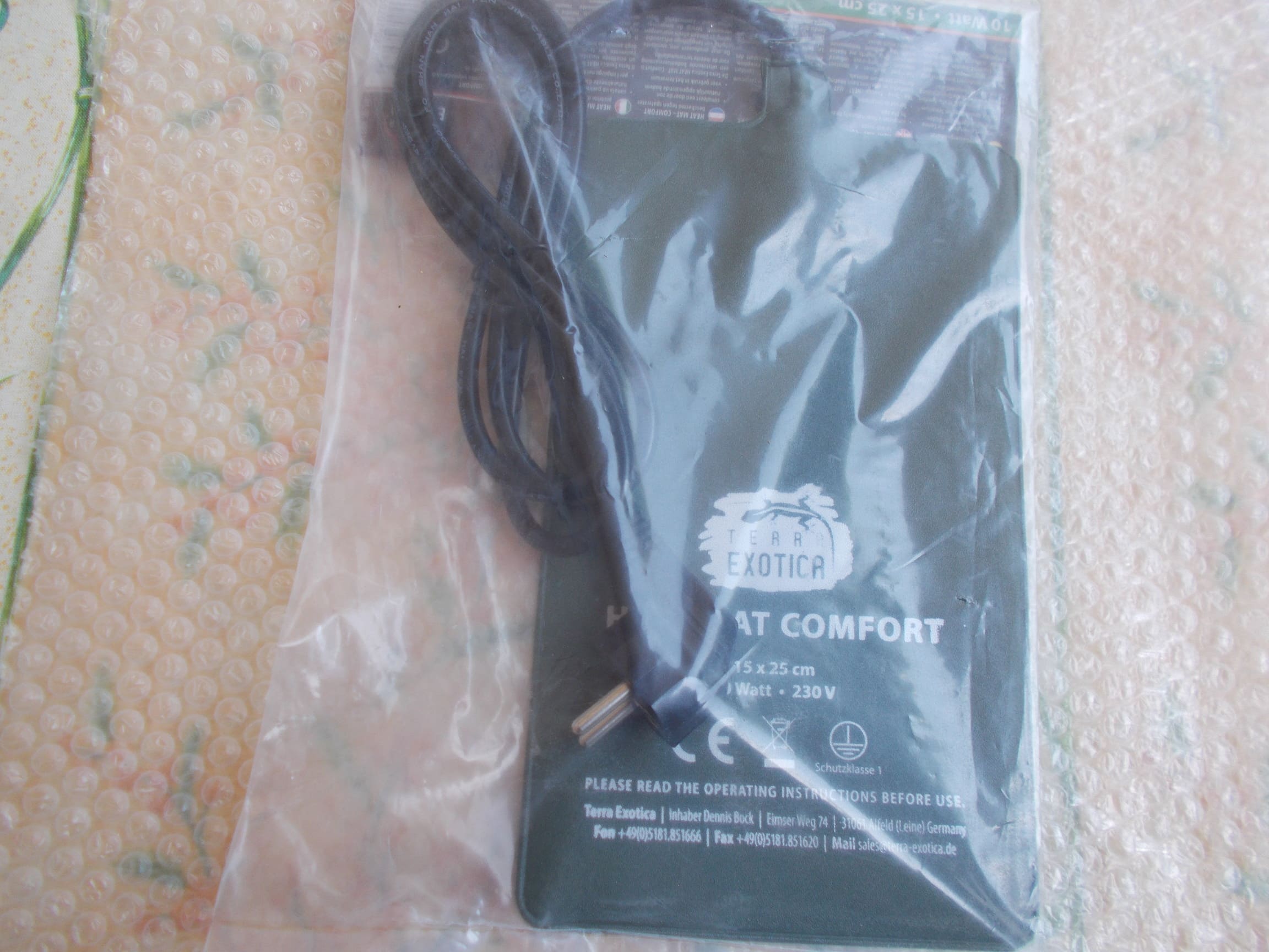 Tapis chauffant étanche 10 Watts 1