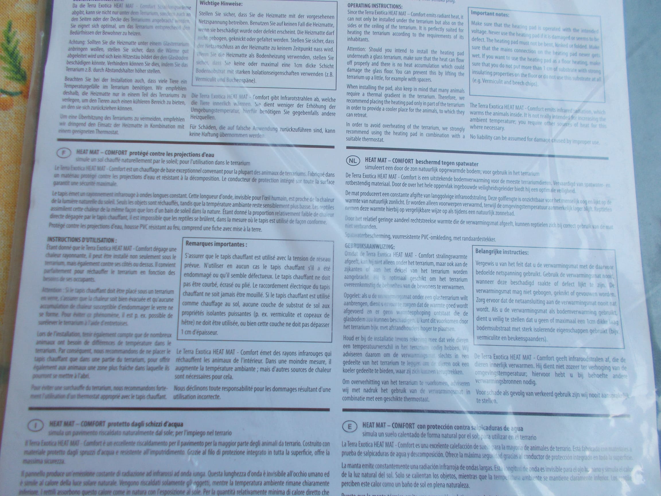 Tapis chauffant étanche 30 Watts 4