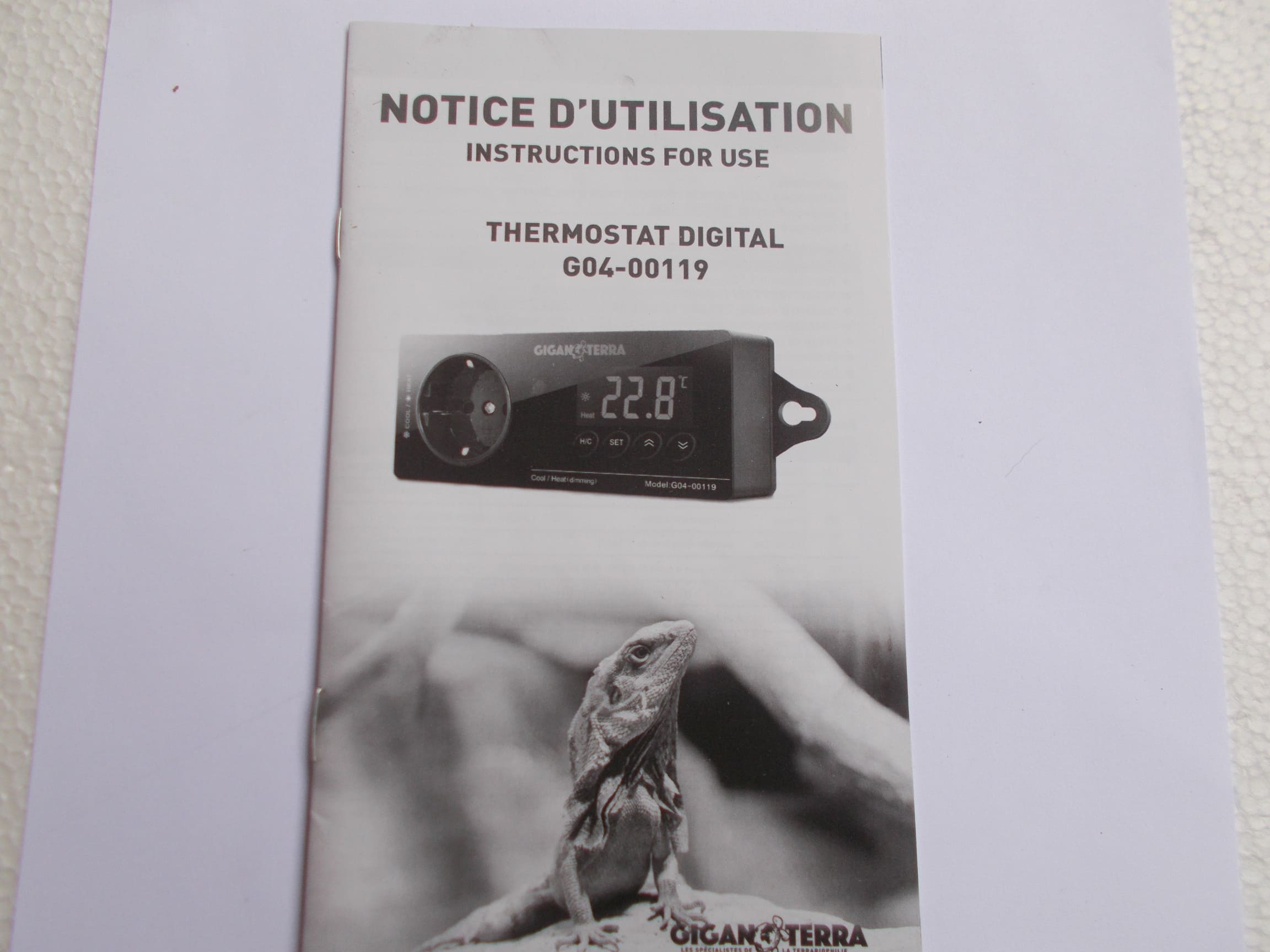 Thermostat GIGAN TERRA 1100 Watts 5