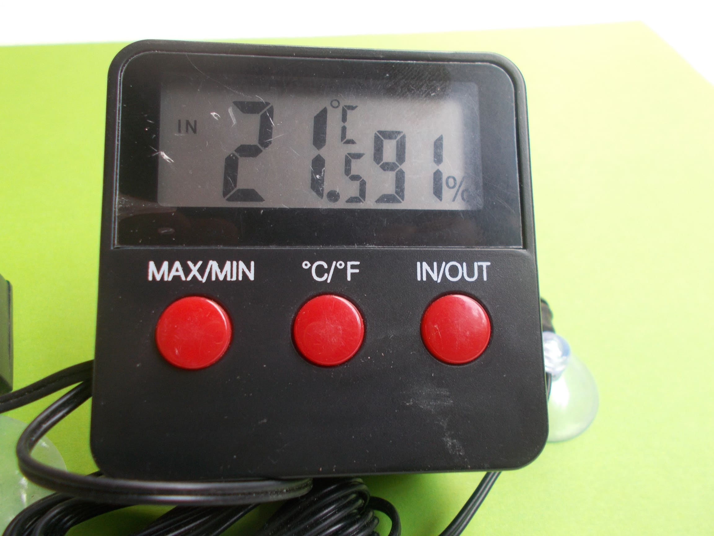 Thermometre Hygrometre 2 sondes 1